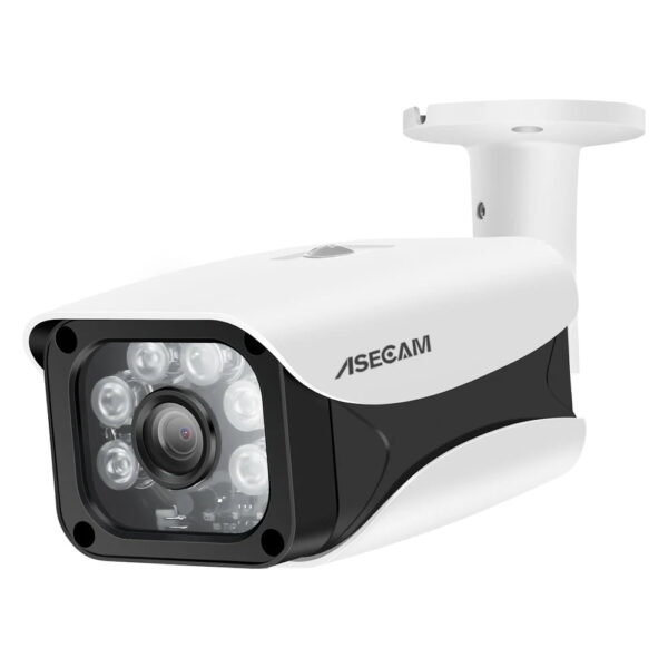ASECAM Bullet 8MP Blanco y Negro