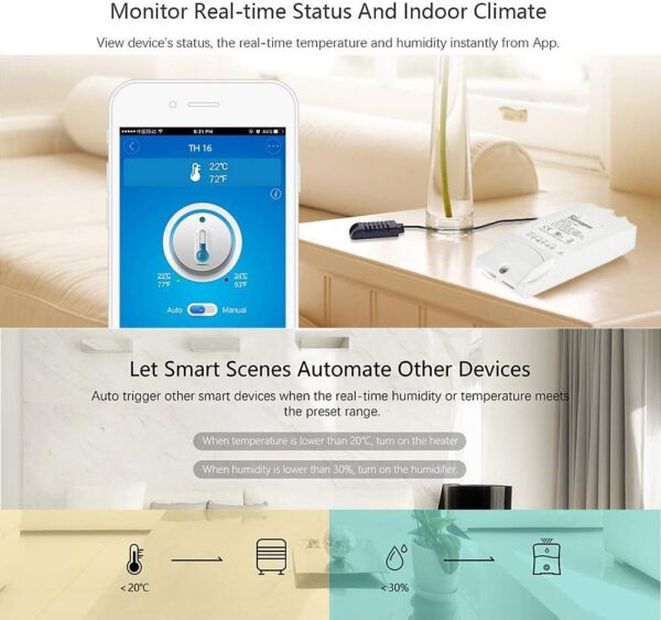 SONOFF Sensor de Temperatura and Humedad AM2301