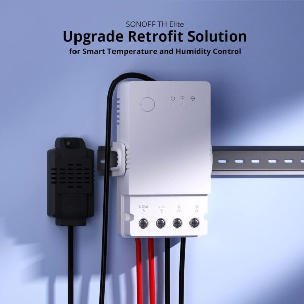 SONOFF Controlador de Temperatura y Humedad TH Origin