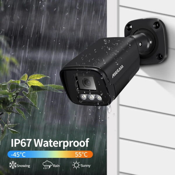 ASECAM Bullet 4MP Negra
