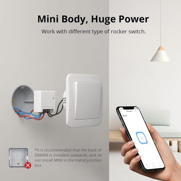 SONOFF Controlador de aparatos eléctricos ZBMINI